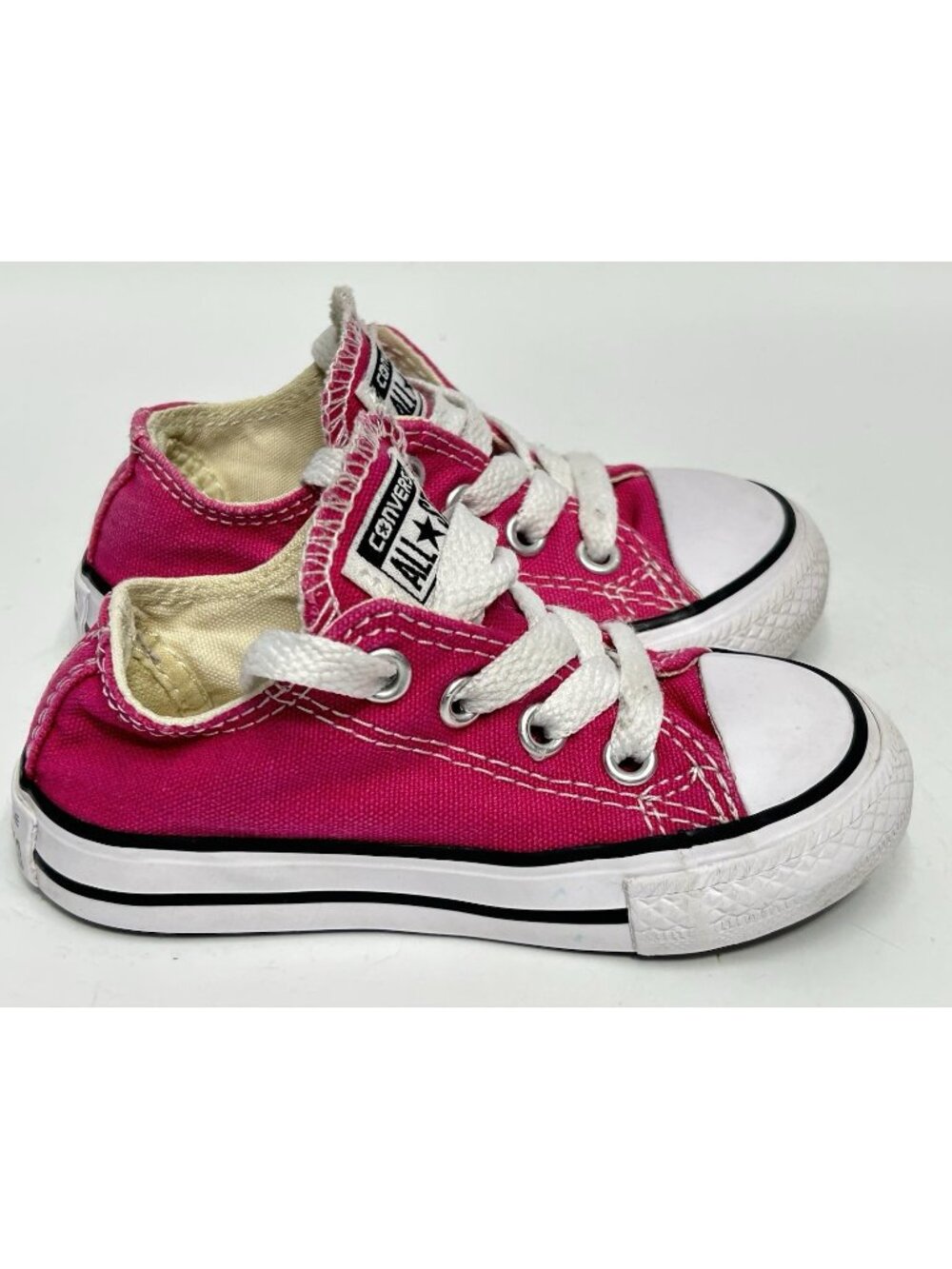 Converse Chuck Taylor All Star OX Infant Shoes Size 5 Low Top Cosmic Pink